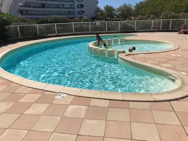 Vue Mer, Terrasse,clim, Wifi, Parking, Piscine Апартаменты Ла-Гранд-Мот